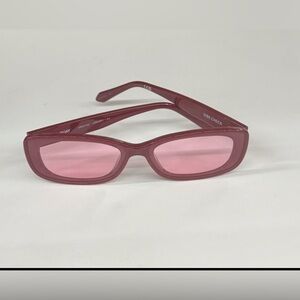 QUAY Vibe Check Sunglasses - Caramel/Rose